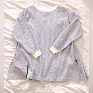 NWOT Soft Relaxed fit Stripe Shirt Purchased in Japan